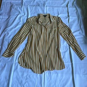 Silk button down shirt, JCrew.